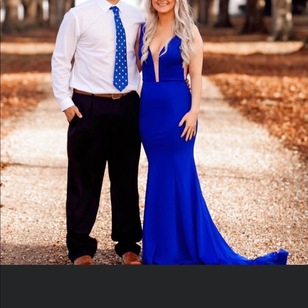Blue dress